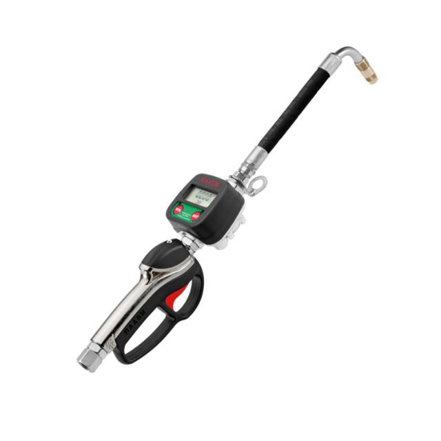 Digital oliepistol m. 90° vinkel udløbsslange