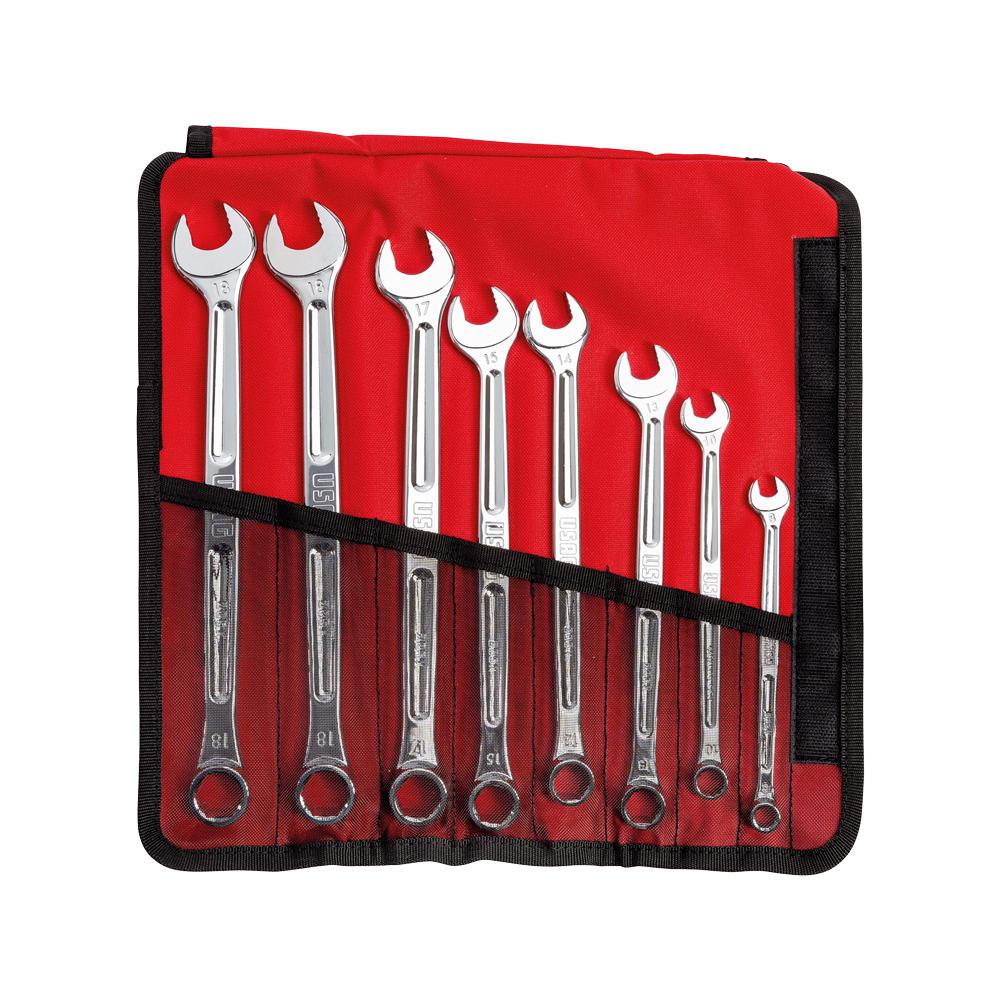 USAG X-GRIP Ringgaffelnøgler, sæt, 8 stk
