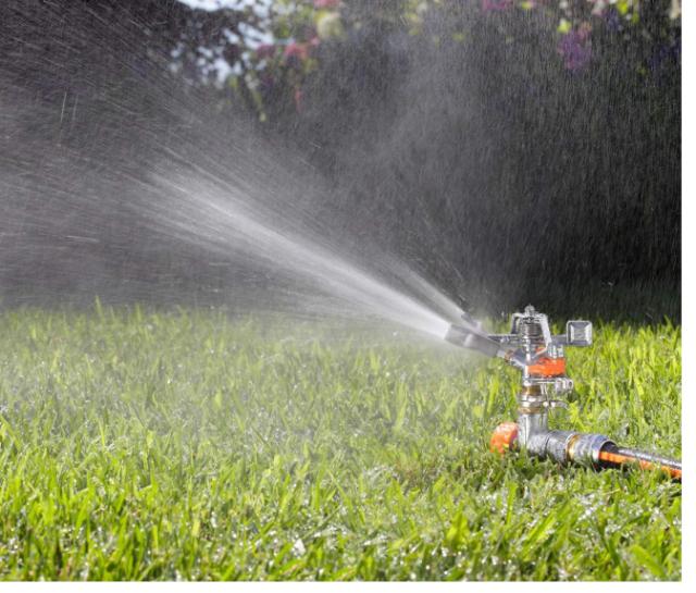 Claber metal-sprinkler på spyd