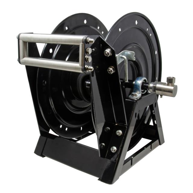 Slangeopruller med 90m slange, 12V DC motor og guide